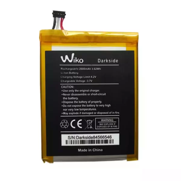 Mobiltelefon akkumulátort alkalmas Wiko Darkside