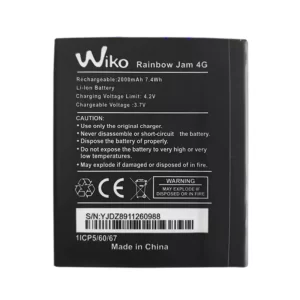 Mobiltelefon akkumulátort alkalmas Wiko Rainbow Jam 4G