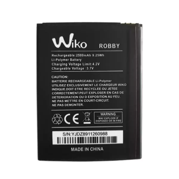 Mobiltelefon akkumulátort alkalmas Wiko ROBBY