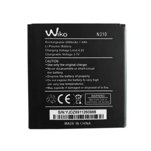 Mobiltelefon akkumulátort alkalmas Wiko N310