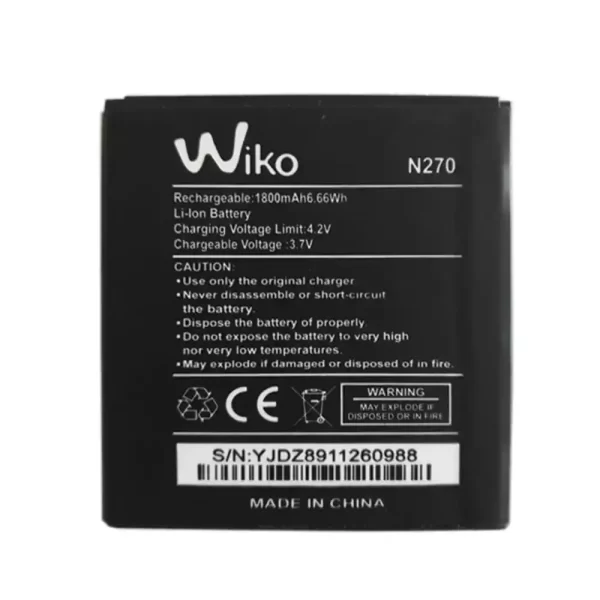 Mobiltelefon akkumulátort alkalmas Wiko N270