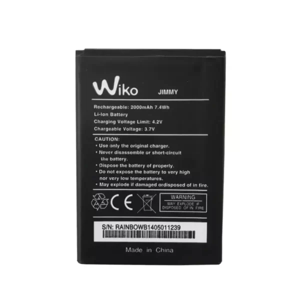 Mobiltelefon akkumulátort alkalmas Wiko Jimmy