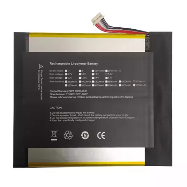 Tablet akkumulátort az H28150170P 28168148,TECLAST x6 Pro