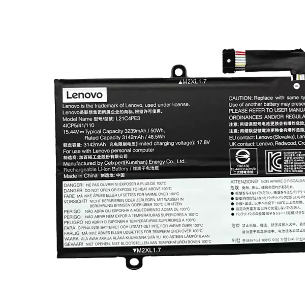 Laptop akkumulátort az LENOVO L21C4PE3 L21M4PE4 - Image 3