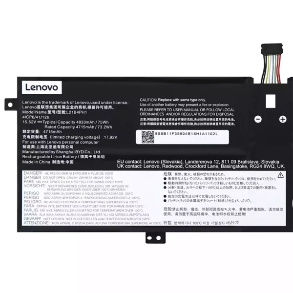 Laptop akkumulátort az LENOVO L21B4PH1 L21C4PH1 L21M4PH1 L21L4PH1 L21D4PH1 - Image 3
