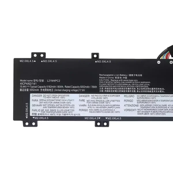 Laptop akkumulátort az Lenovo L21B4PC0 L21C4PC1 L21D4PC1 L21M4PC2 L21M4PC3 - Image 3