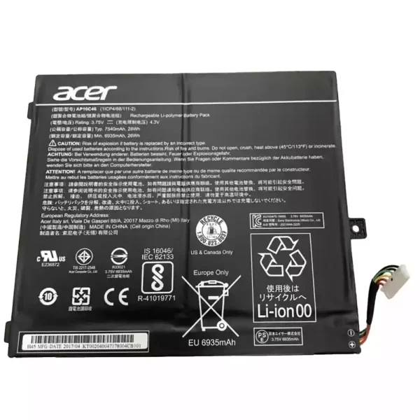 Laptop akkumulátort az Acer AP16C46