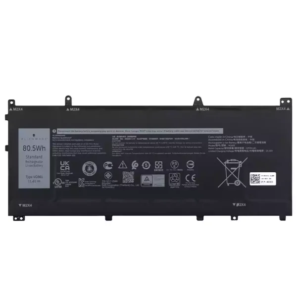 Laptop akkumulátort az DELL VG661 V4N84,DELL Alienware x14 R1 R2