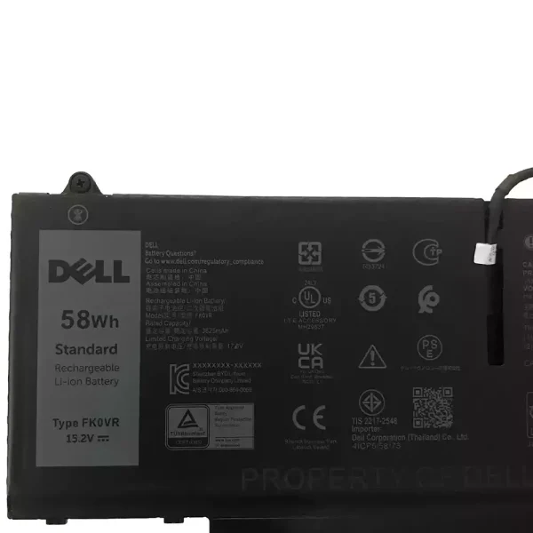 Laptop akkumulátort az DELL FK0VR FKOVR - Image 3