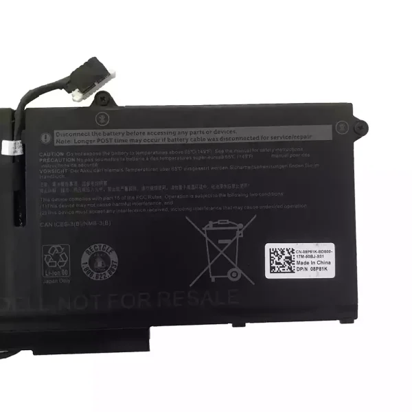 Laptop akkumulátort az DELL FK0VR FKOVR - Image 4