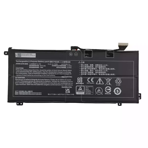 Laptop akkumulátort az L240BAT-4-73