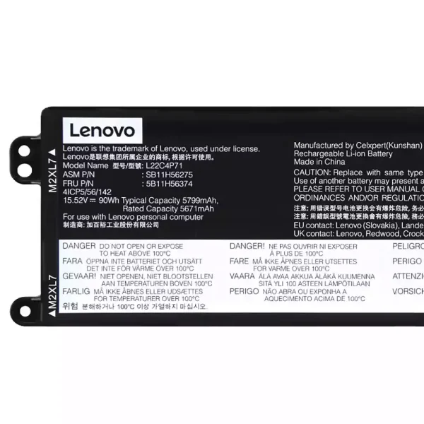 Laptop akkumulátort az LENOVO L22C4P71 L22M4P71 - Image 3