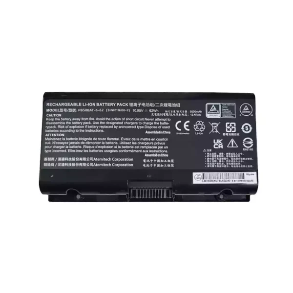 Laptop akkumulátort az PB50BAT-6-62