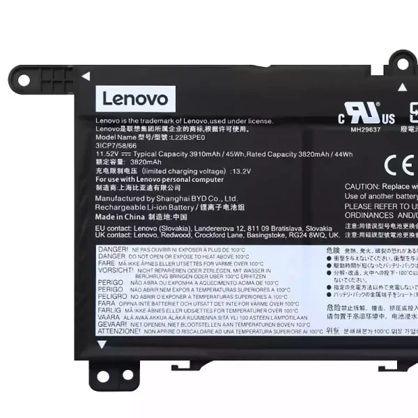 Laptop akkumulátort az LENOVO L22B3PE0 L22C3PE0 L22M3PE0 - Image 3