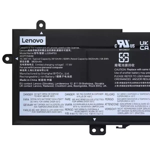 Laptop akkumulátort az LENOVO L22B4PE0 L22C4PE0 L22D4PE0 L22M4PE0 - Image 3