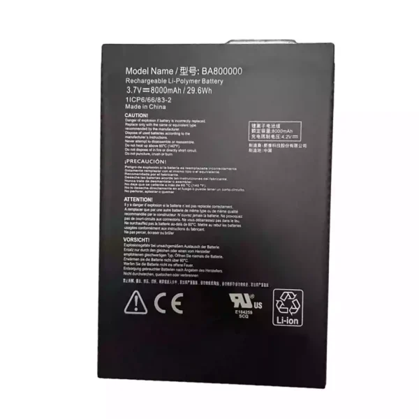 Laptop akkumulátort az BA800000