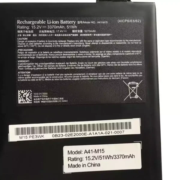 Laptop akkumulátort az A41-M15 - Image 2
