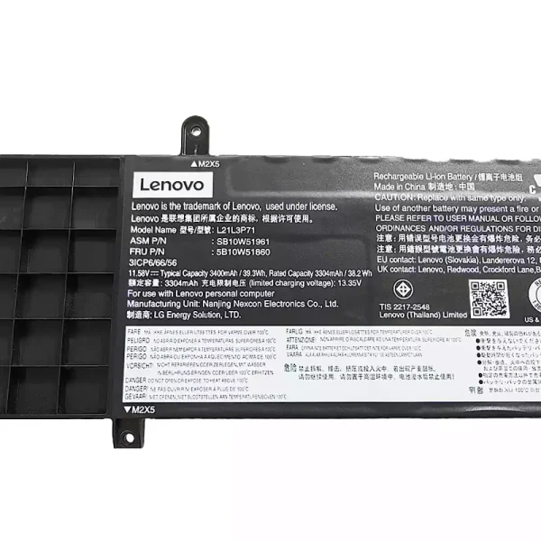 Laptop akkumulátort az LENOVO L21L3P71 L21C3P71 L21M3P71 - Image 3