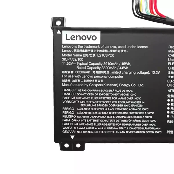 Laptop akkumulátort az Lenovo L21C3PC0 L21D3PC0 L21L3PC0 L21M3PC0 - Image 4
