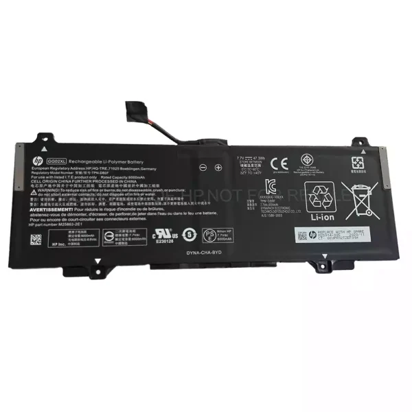 Laptop akkumulátort az HP GG02XL