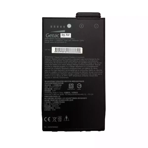 Laptop akkumulátort az Getac BP3S2P3450P-01 441901000002