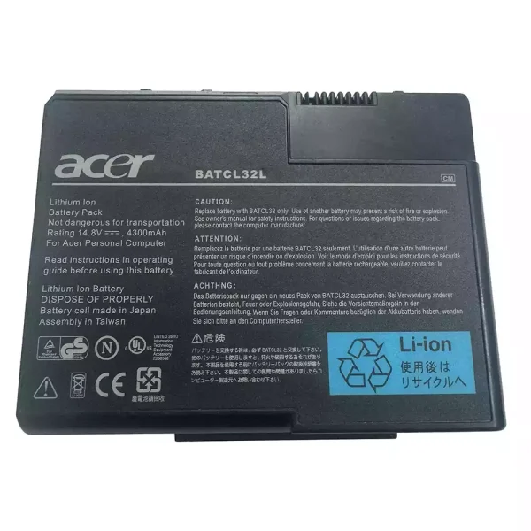 Laptop akkumulátort az Acer BATCL32L