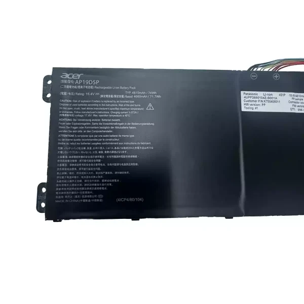Laptop akkumulátort az ACER AP19D5P - Image 3