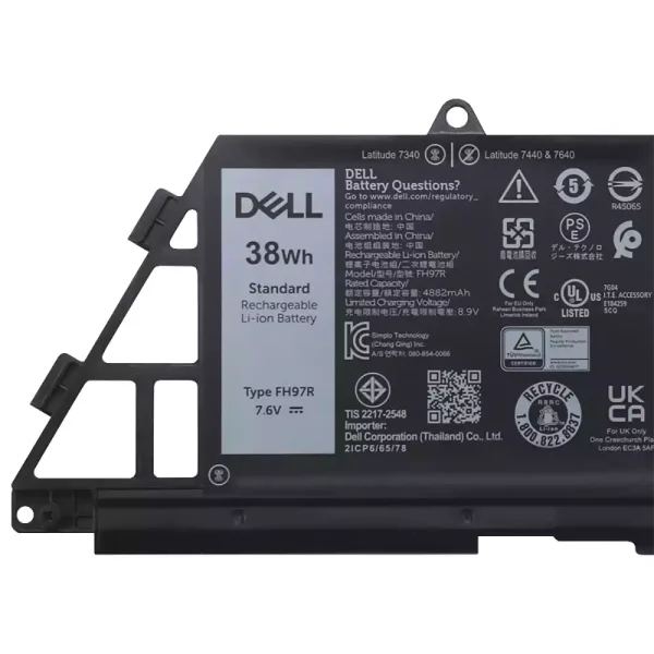 Laptop akkumulátort az DELL FH97R 76KVG 599M7 - Image 3