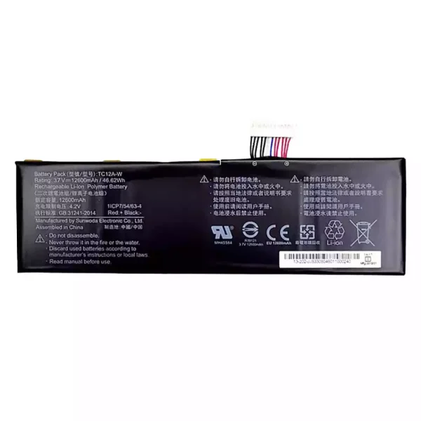 Laptop akkumulátort az TC12A-W 13-202-jj8330