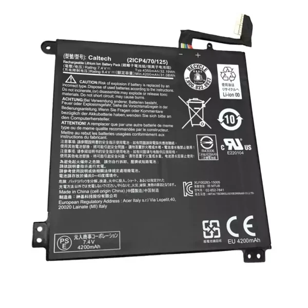 Laptop akkumulátort az Acer Caltech