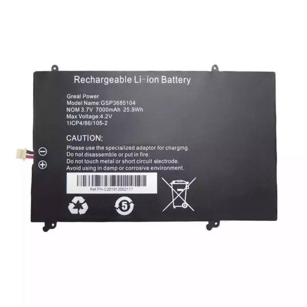 Laptop akkumulátort az GSP3685104
