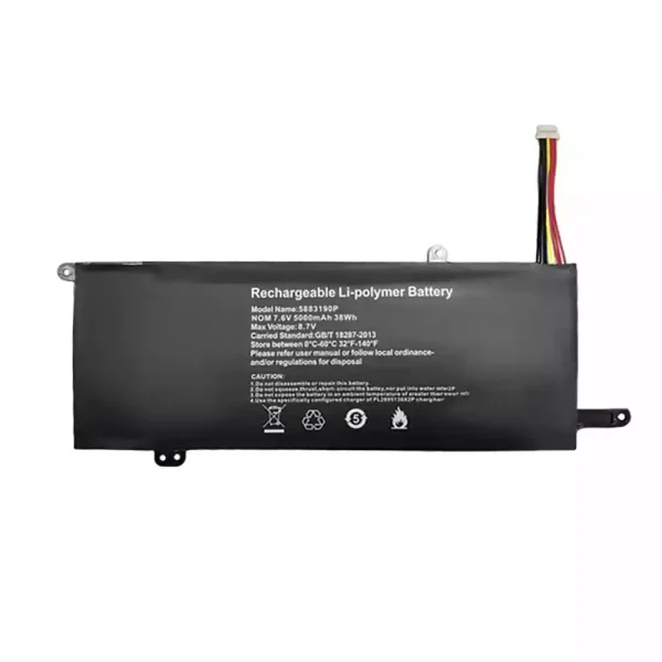 Laptop akkumulátort az F152G-ZC-5095-4125 WTL-5883190P-2S 5883190P