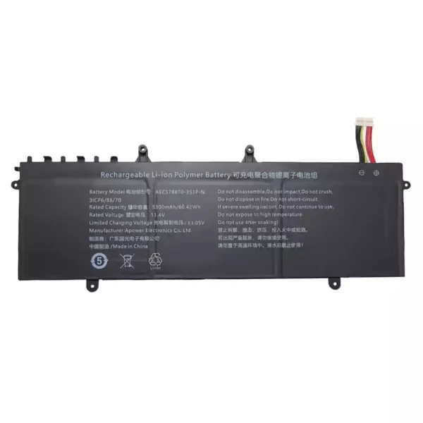 Laptop akkumulátort az AEC578870-3S1P AEC578870-3S1P-N