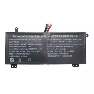 Laptop akkumulátort az AEC676984-2S1P