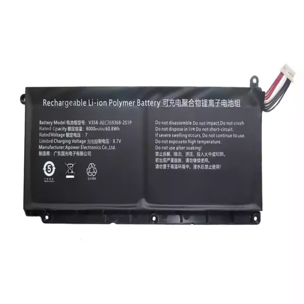 Laptop akkumulátort az AEC769368-2S1P V358-AEC769368-2S1P