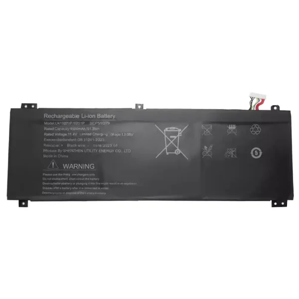 Laptop akkumulátort az U419279PV-3S1P