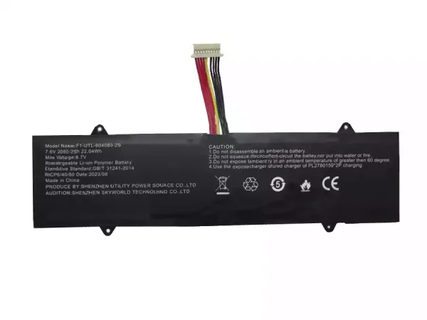 Laptop akkumulátort az F1-UTL-604080-2S