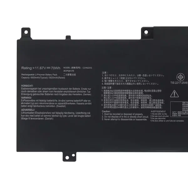 Laptop akkumulátort az ASUS C31N2310 - Image 3