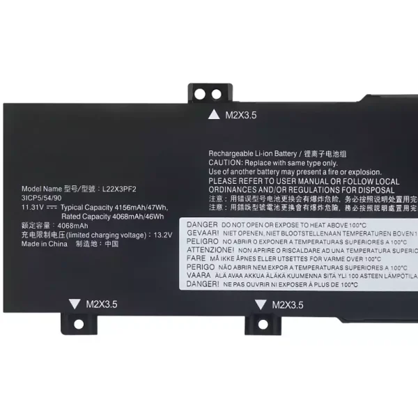 Laptop akkumulátort az LENOVO L22X3PF2 L22L3PF2 L22M3PF2 L22D3PF2 L22C3PF2 - Image 3