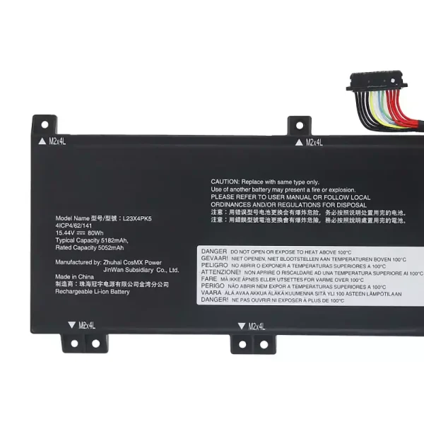 Laptop akkumulátort az LENOVO L23M4PK5 L23B4PK5 L23X4PK5 L23C4PK5 L23D4PK5 - Image 3