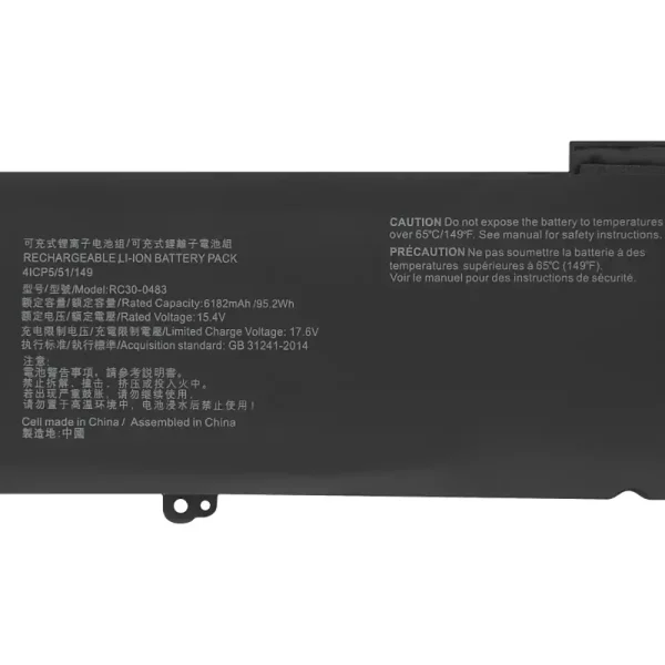 Laptop akkumulátort az RAZER RC30-0483 RZ09-0510,BLADE 16 2023 - Image 3