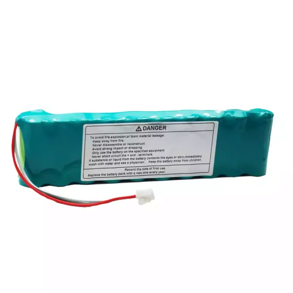 Akkumulátor/akku az NIHON KOHDEN ECG-9620,ECG-6951D,ECG-9620L,ECG-9620P,ECG-9620M,ECG-9620N,ECG-9620S, ECG-9620T, ECG-9620U,Cardiofax 9620m,ECG-6851E,ECG-6951E - Image 2