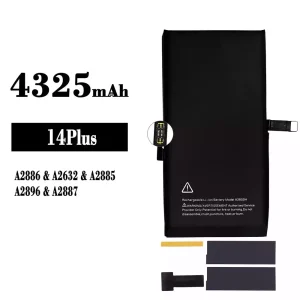 Mobiltelefon akkumulátort A2850H alkalmas iPhone 14 plus