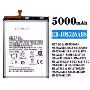 Mobiltelefon akkumulátort EB-BM526ABS alkalmas Samsung M52 5G/A23/M53/F23/A73 5G