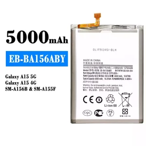 Mobiltelefon akkumulátort EB-BA156ABY alkalmas Samsung Galaxy A15 5G/Galaxy A15 4G