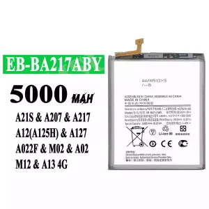 Mobiltelefon akkumulátort EB-BA217ABY alkalmas Samsung A21S/A207/A217/A12(A125H)/A127/A022F/M02/A02/M12/A13 4G
