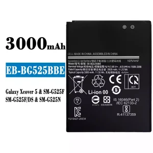 Mobiltelefon akkumulátort EB-BG525BBE alkalmas Samsung Galaxy Xcover 5