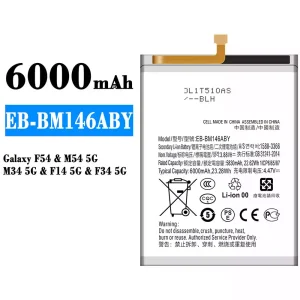 Mobiltelefon akkumulátort EB-BM146ABY alkalmas Samsung Galaxy F54/M54 5G/M34 5G/F14 5G/F34 5G