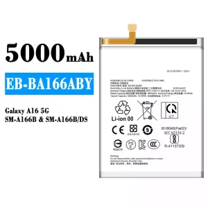 Mobiltelefon akkumulátort EB-BA166ABY alkalmas Samsung Galaxy A16 5G