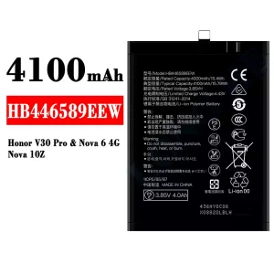 Mobiltelefon akkumulátort HB446589EEW alkalmas HUAWEI Honor V30 Pro/Nova 6 4G/Nova 10Z